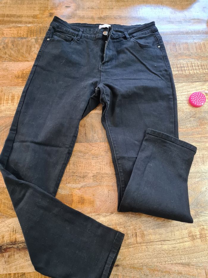 Jeans skinny xxl 44 noir de chez  Cassis - photo numéro 5