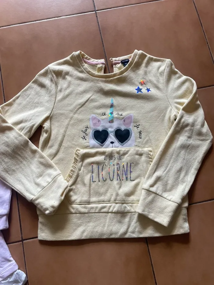 Lot sweat-shirt fille 10 ans - photo numéro 3