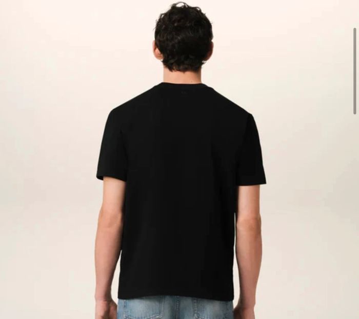 T-shirt noir imprimé tendance - photo numéro 3