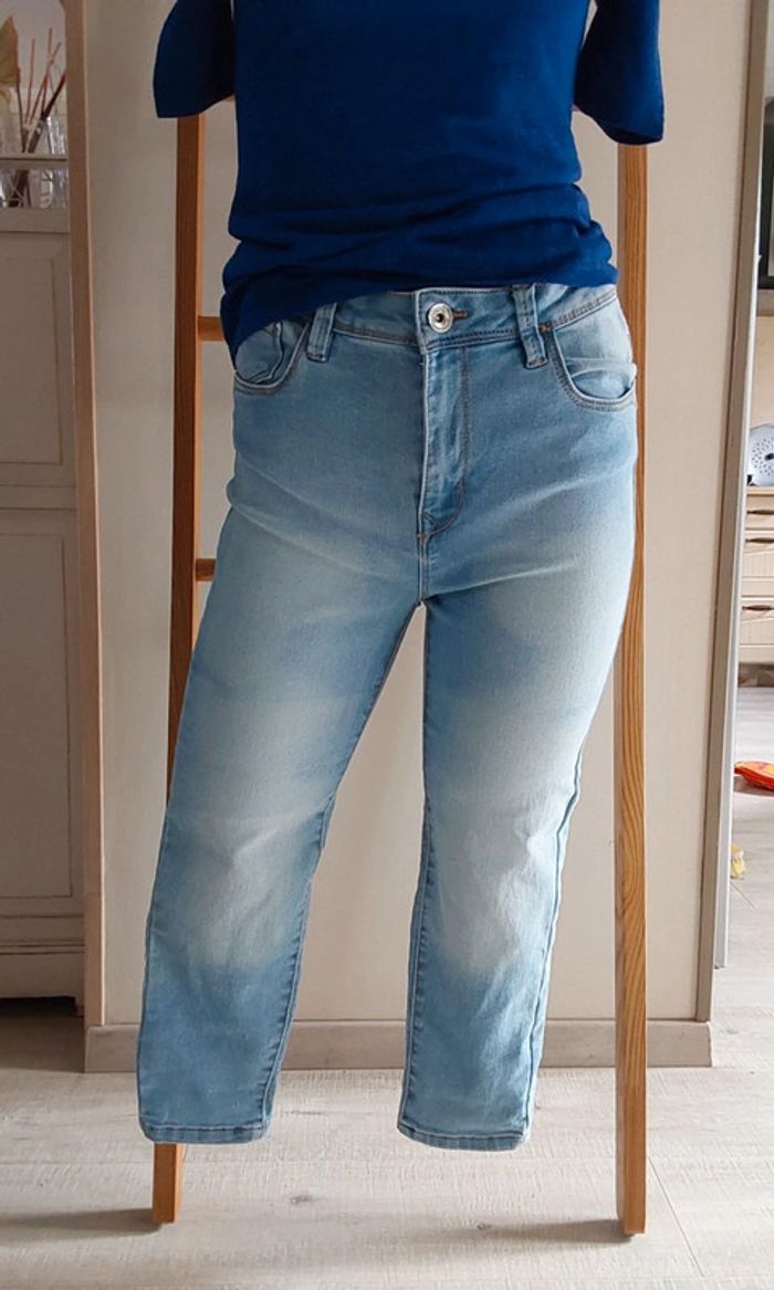 Jean moderne boyfriend bleu clair T 38