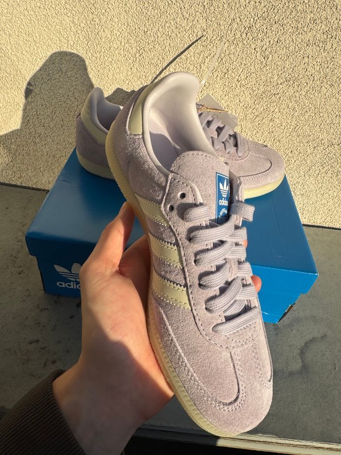 Adidas Samba Violet pale - photo numéro 2