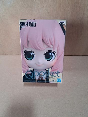 Anya Forger figurine manga spy x family Banpresto qposket