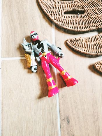 🙅 Power rangers dino fury battle attackers figurine ranger rouge marque hasbro