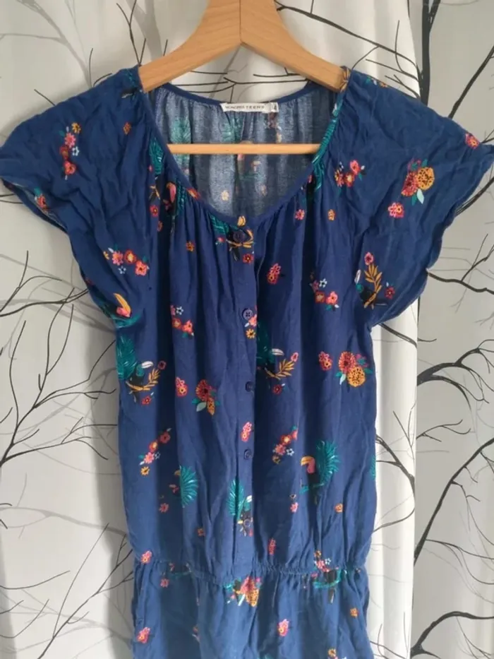Combinaison longue fille motif fleuri Monoprix Teens 14 ans - photo numéro 2