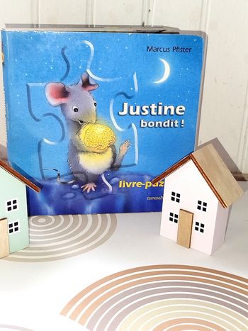 📚Editions Nord Sud   Livre Puzzles Justine Bondit !