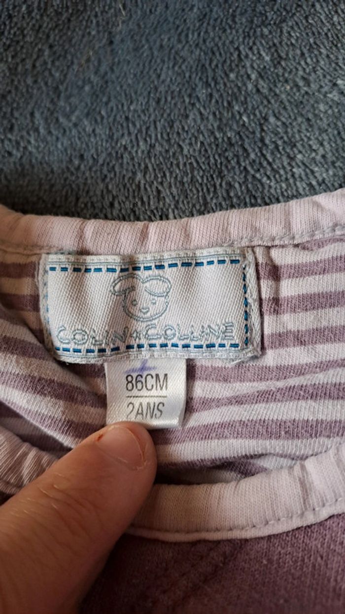 💚Pyjama Salopette velours bébé  "Super chouette" Taille 2 ans - photo numéro 4