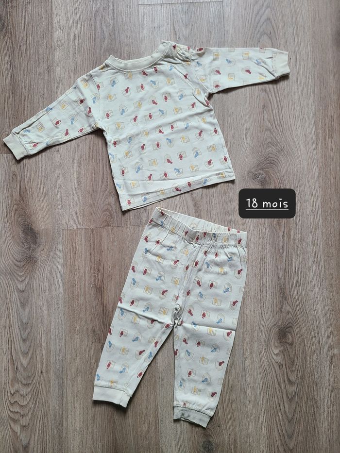 Pyjama 2 pièces léger 18 mois