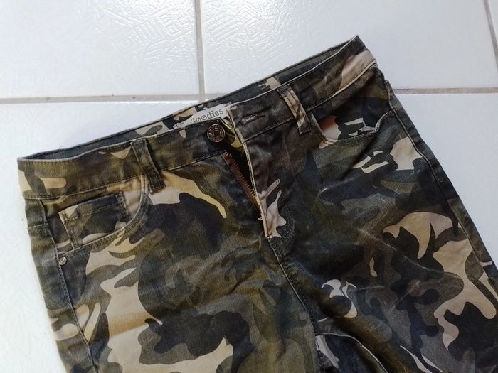 Short femme vert camouflage Goodies - photo numéro 9