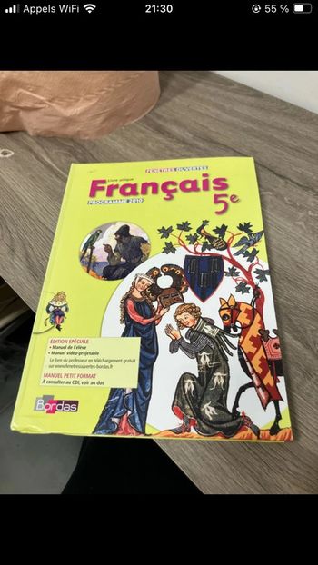 Français 5e Livre unique