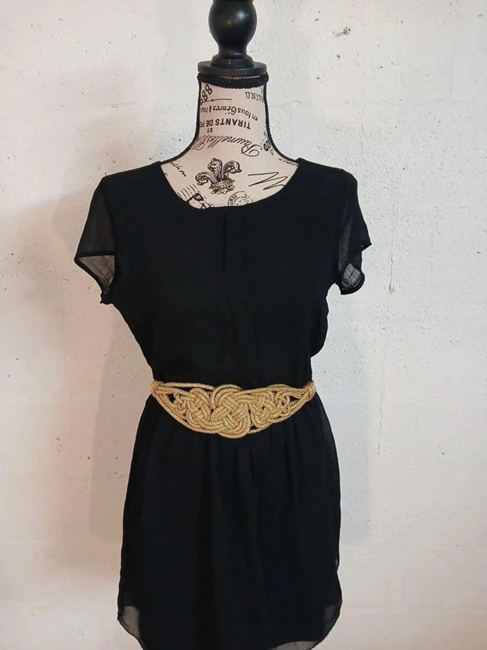 🖤 Petite robe noire fluide – Taille M – Bon état - photo numéro 6