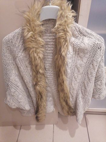 Gilet femme laine fantaisie 38