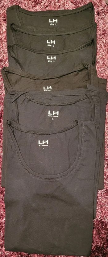 6 Tee shirts manches courtes