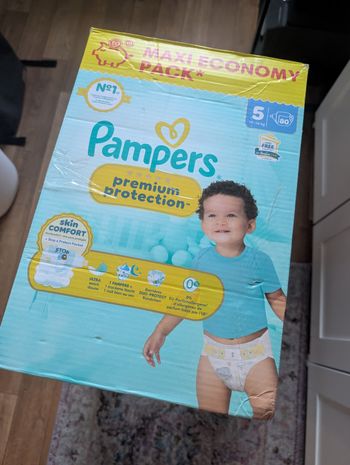 Pampers premium taille 5 paquet 80 couches