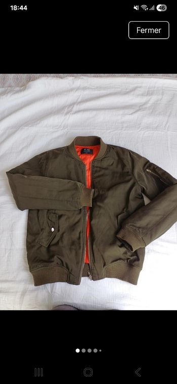 Blouson Aviateur Kaki 16 ans 