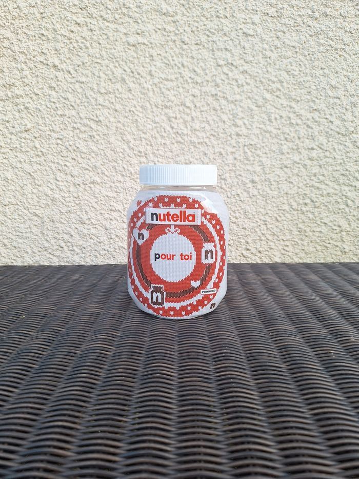 🌰 Pot de Nutella thème de Noël