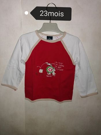 Tee-shirt manches longues Sergent major 23mois
