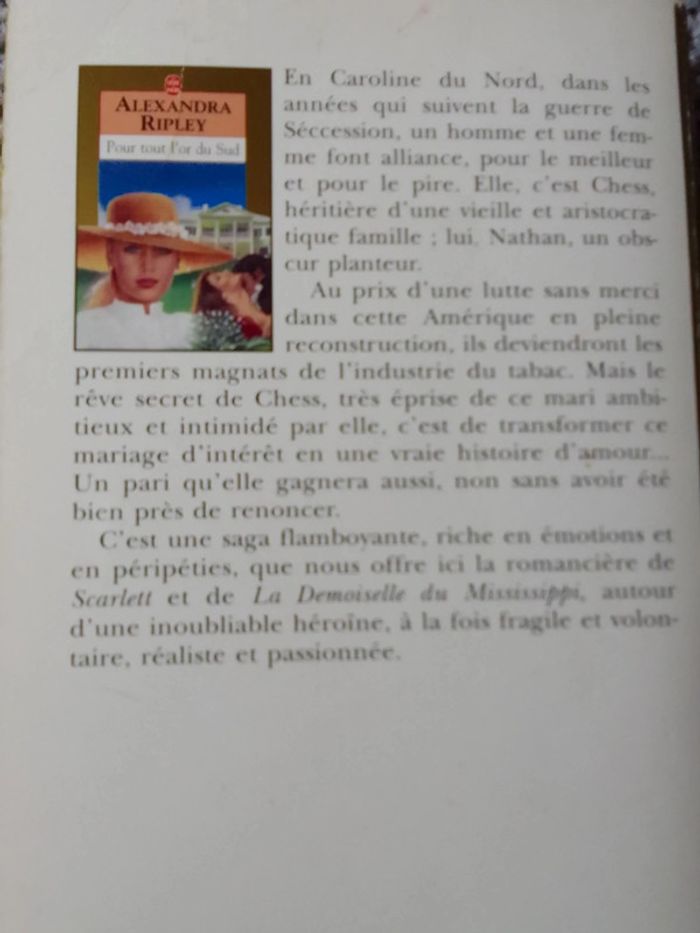 Alexandra Ripley - Pour tout l'or du Sud - photo numéro 3