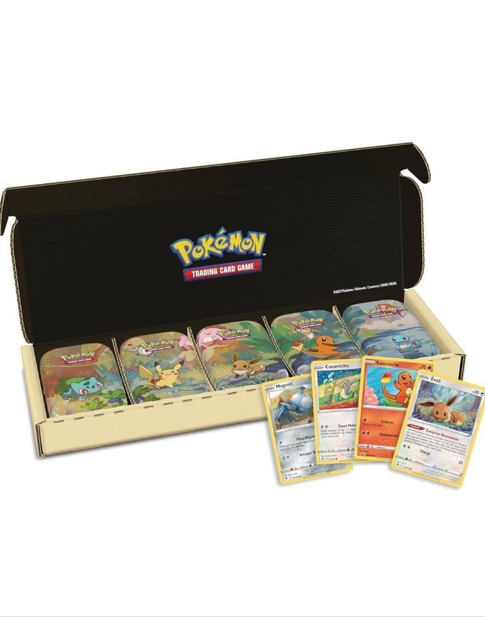 Lot mini tins Les amis de Kanto