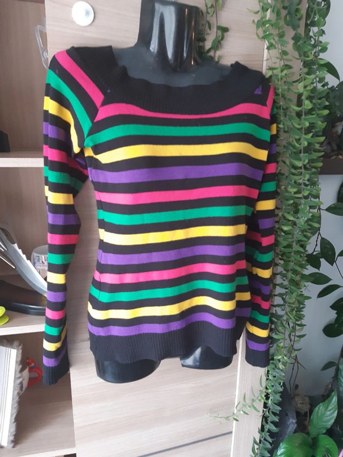Pull à rayures