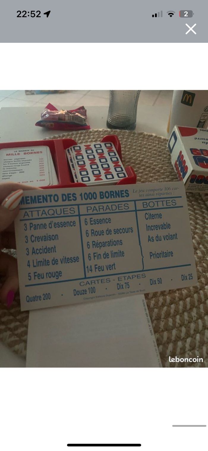 Jeu Milles Bornes - photo numéro 6