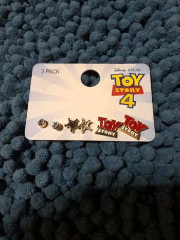 3 paires de Boucles d'oreilles Toy story -  n e u v e s