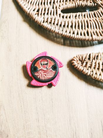 🌟 Power rangers ninja steel étoile ishiban badge en mousse rouge des rangers Ninja storm