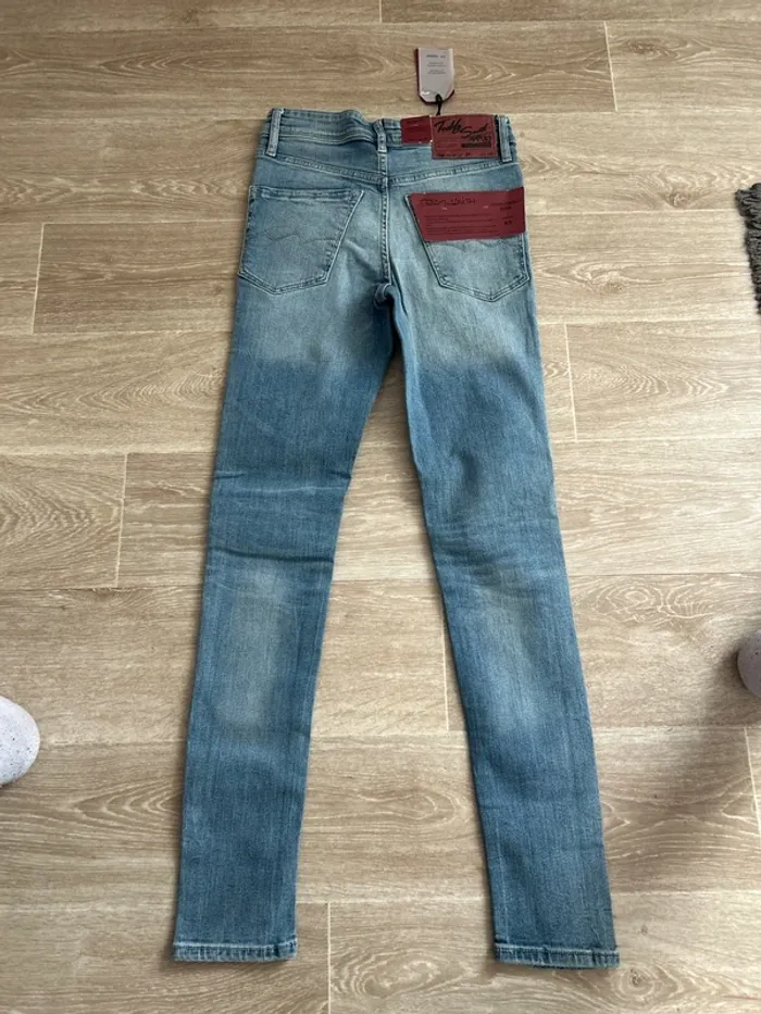 Jeans Teddy Smith bleu clair flash skinny W26-L32 (16ans) - photo numéro 4