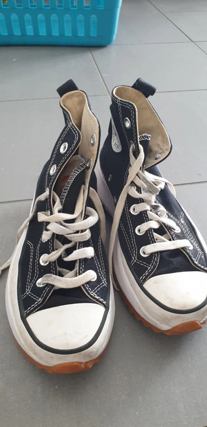 Converse hautes noires - photo numéro 5