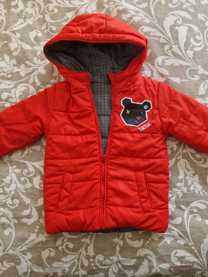 Doudoune réversible, taille 18 mois, Tuc tuc