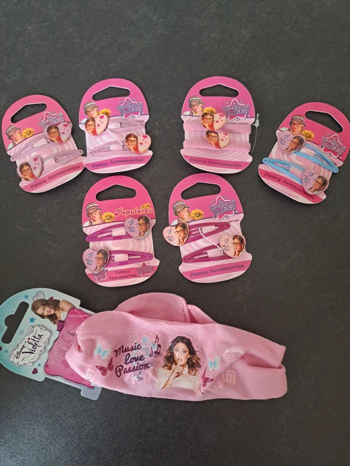Lot accessoires cheveux violetta - photo numéro 3