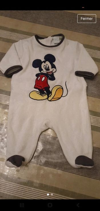 Pyjama Mickey 3 mois
