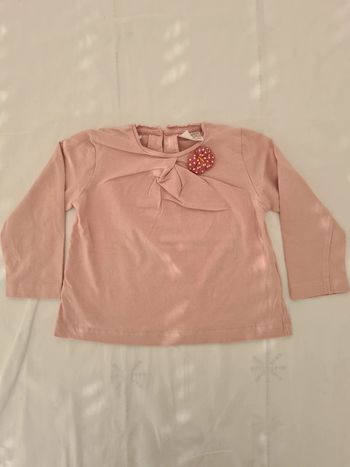 Haut manches longues Zara 12/18 mois.