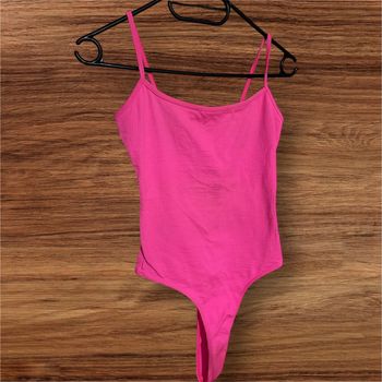 Body à bretelles rose, Bershka - 34/XS