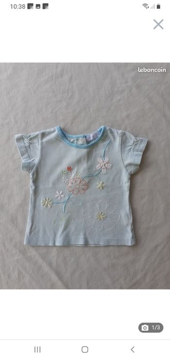 T-shirt été 12 mois