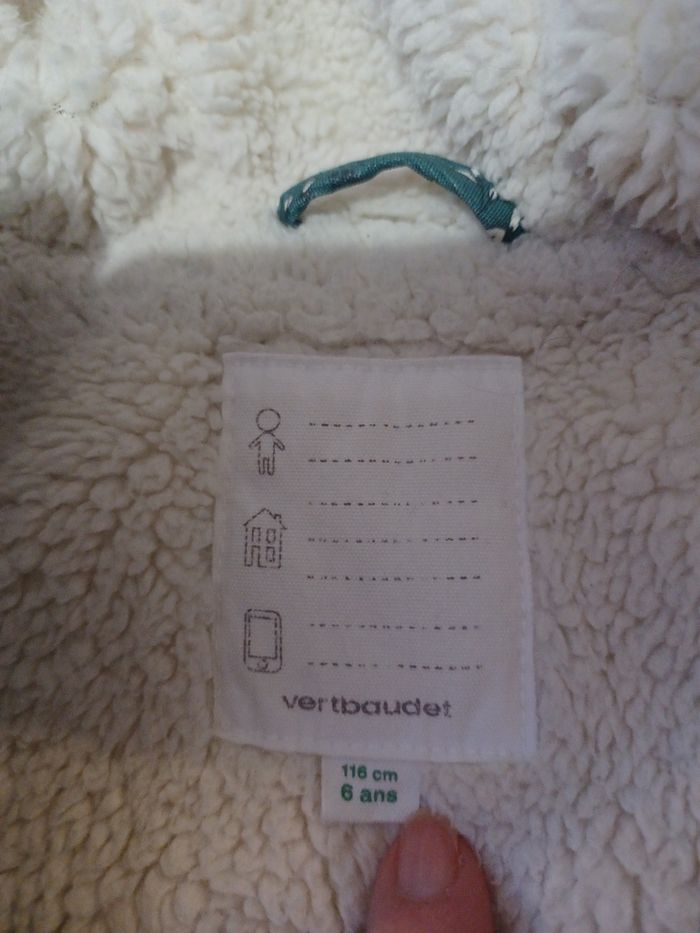 Manteau hiver fille Verbaudet 6 ans - photo numéro 2