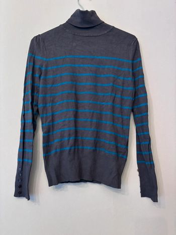 🌷Pull léger col roulé à rayures taille M🌷