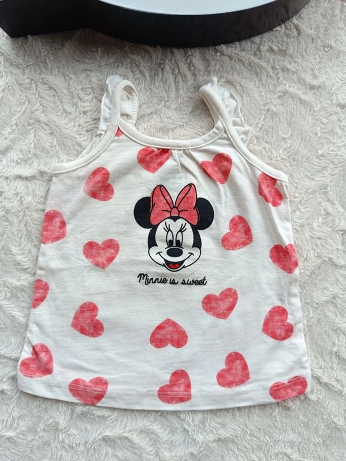 Ensemble (débardeur+short) Fille 3 mois Minnie Disney Baby Orchestra - photo numéro 3