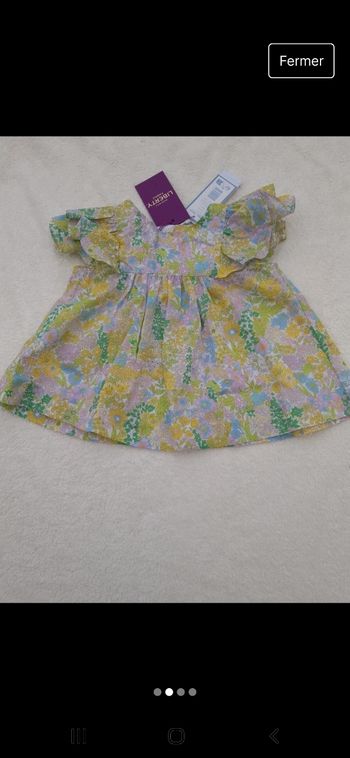 blouse jacadi liberty