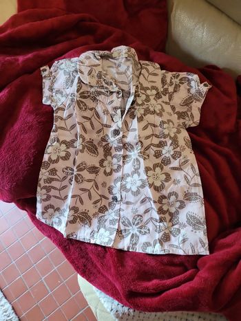 Robe rose a fleurs