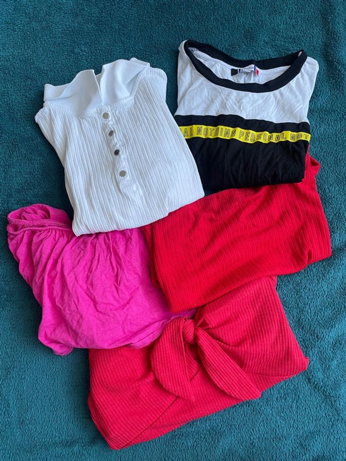 Lot de 5 t shirts femme taille S