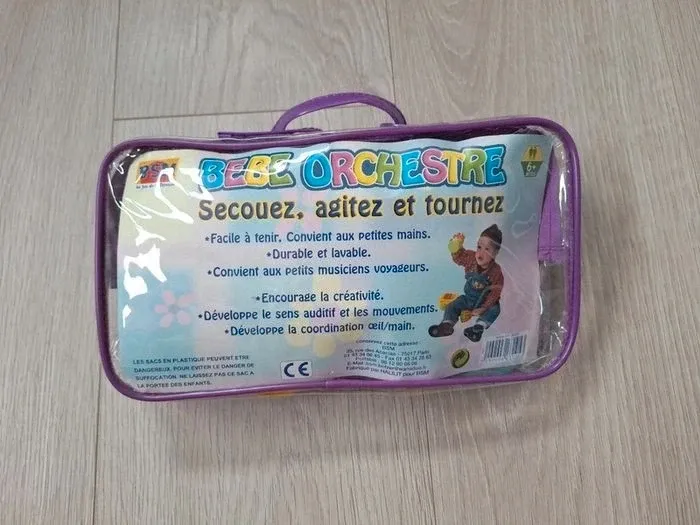 Lot de 4 hochets bébé orchestre BSM - photo numéro 4