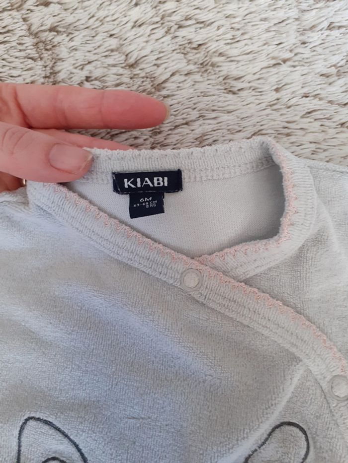 Lot de 5 pyjamas velours 6 mois - photo numéro 13