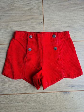 short rouge Jacadi 12 mois