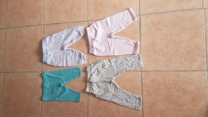 Lot de 4 Pantalons fille 9 mois Tex - photo numéro 6