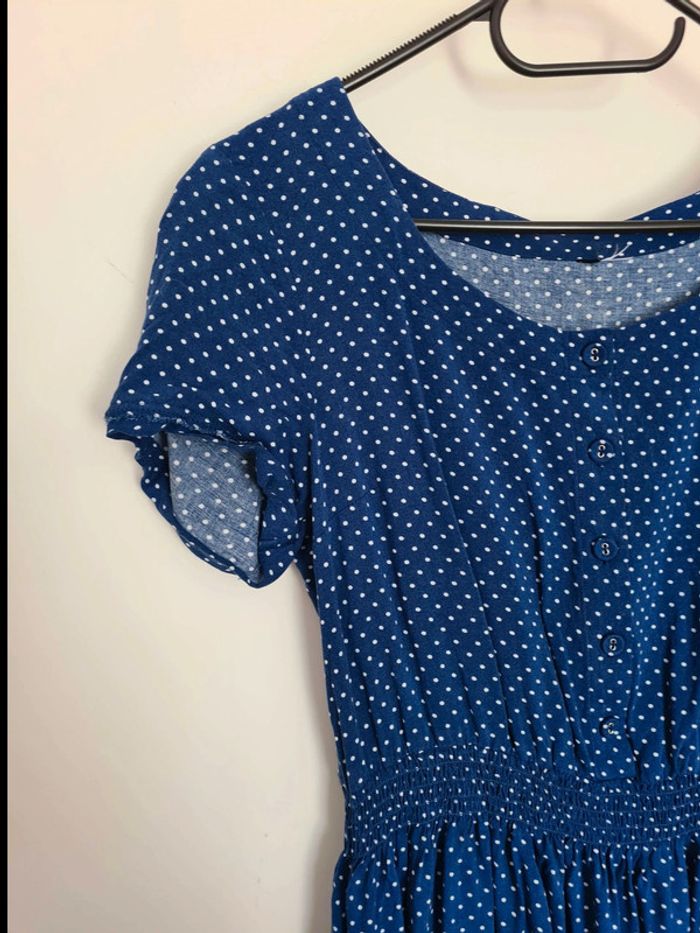 Robe viscose a pois taille 38 40 - photo numéro 2