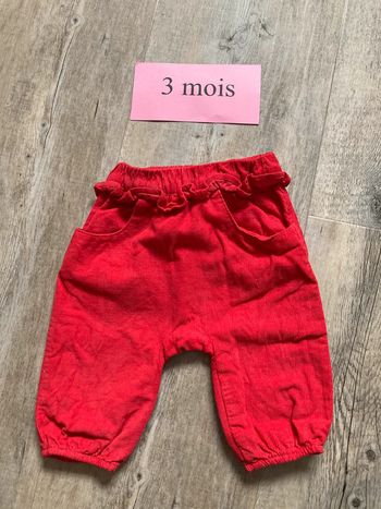Pantalon 3 mois