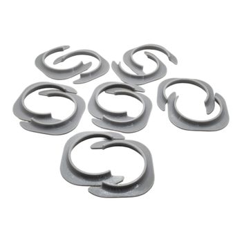 Lot de 12 adaptateurs gris pour pots La Laitière – Multidélices