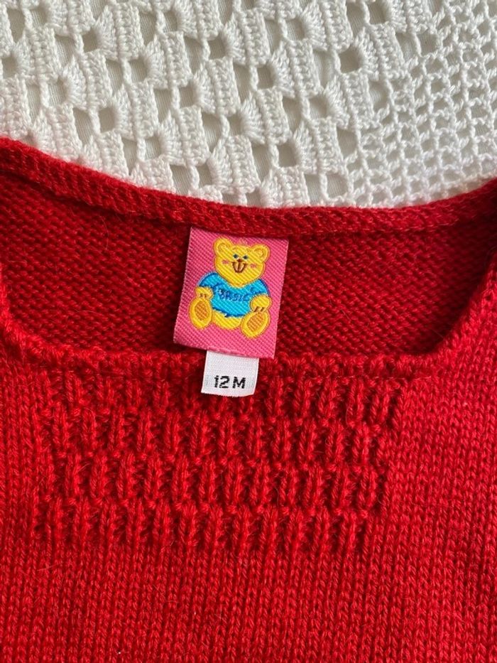 🍎 Jersey rojo de bebé 6-12 meses 🍎
