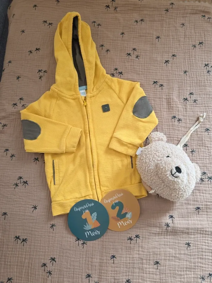 Sweat à capuche zippé obaibi