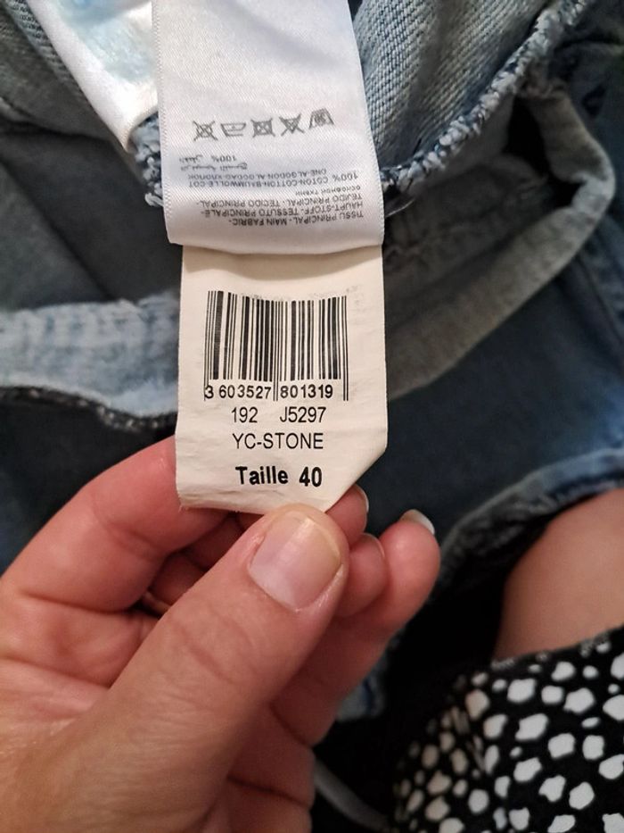 Jupe jeans mi genoux - photo numéro 3